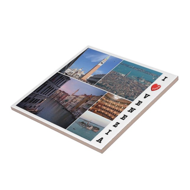 Azulejo VNT041 VENECIA I Love, Mosaic, Veneto, (Lado)