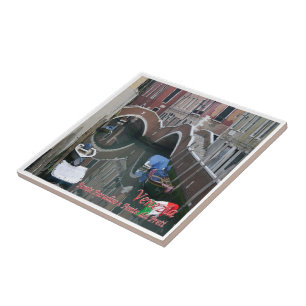 Azulejo VNT045 VENICE Panorama, Véneto, Italia,