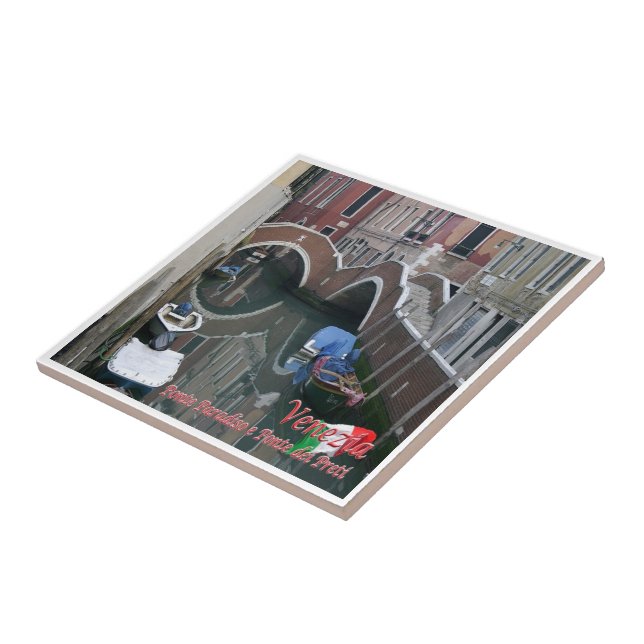 Azulejo VNT045 VENICE Panorama, Véneto, Italia, (Lado)