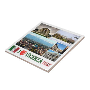 Azulejo VNT080 VICENZA I Love, Mosaic, Italia,