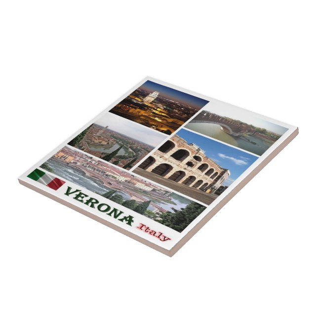 Azulejo VNT088 VERONA, Mosaic, Verona, Italia, (Lado)