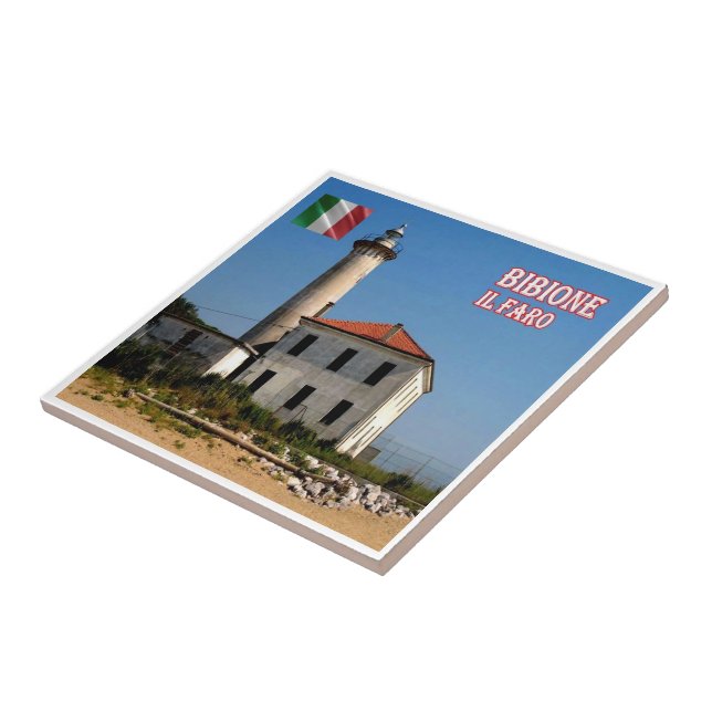 Azulejo VNT121 BIBIONE, Faro, Véneto, Italia, (Lado)