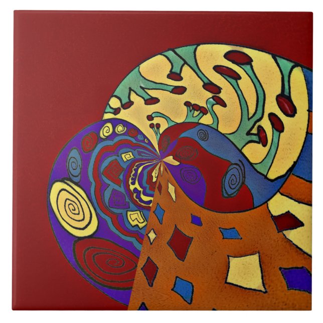 Azulejo Volar hacia arriba (Frente)