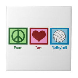 Azulejo Voleibol de amor por la paz