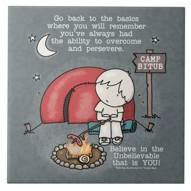 Azulejo Volver a lo básico (Frente)