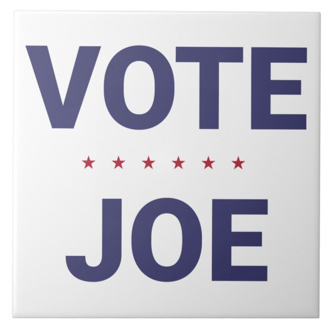 Azulejo Vote Joe (elección de Estados Unidos 2020) (Frente)