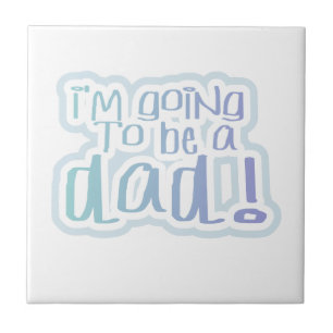 Azulejo Voy a ser un regalo de papá