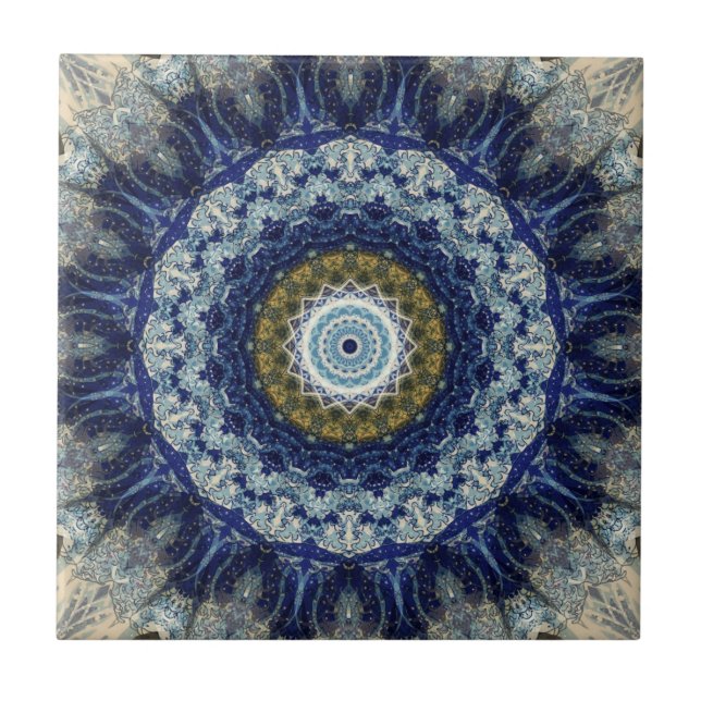 Azulejo Vuelo de la mandala de los tragos (Frente)