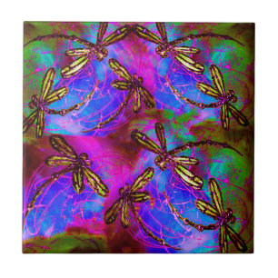 Azulejo Vuelo hippy de Dragonfly