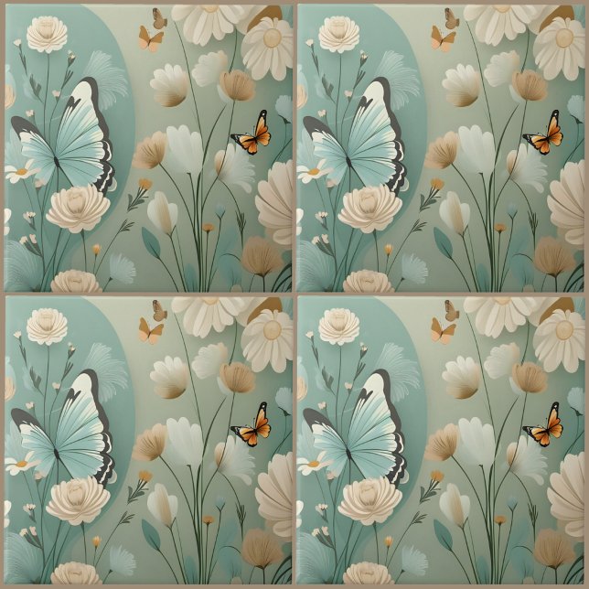 Azulejo Wadj-wer (Wadj-wer Ceramic Tile (Four by Four)
)