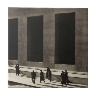 Azulejo Wall Street (por Paul Strand, 1915) Tile cerámico