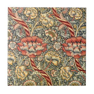 Azulejo Wandle de William Morris, Arte Textil Fino Vintage