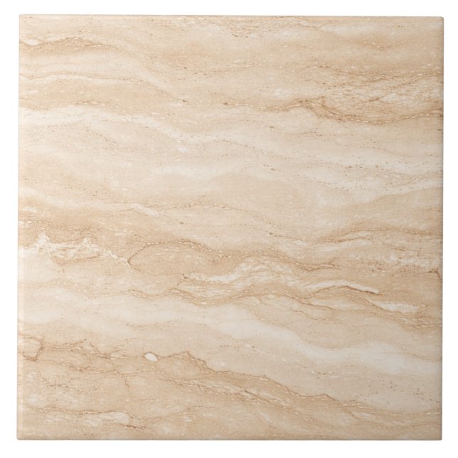 Azulejo Warm Travertine Stone – Premium Ceramic Tile (Frente)