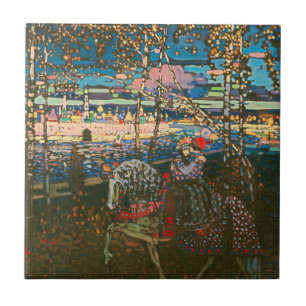 Azulejo Wassily Kandinsky La Pareja Montada Arte Ruso