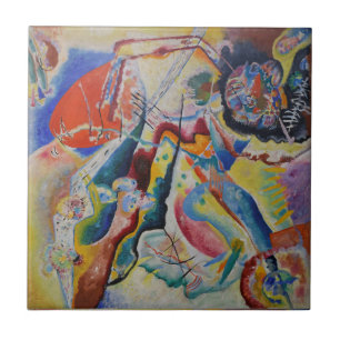 Azulejo Wassily Kandinsky Mancha roja Clásico Arte abstrac
