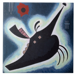 Azulejo Wassily Kandinsky - Negro Apuntado,