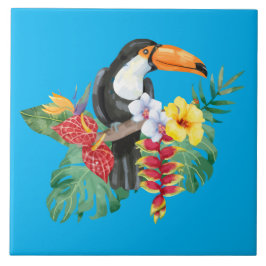 Azulejo Watercolor Toucan