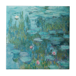 Azulejo Waterlilies (Claude Monet, 1915) Tile