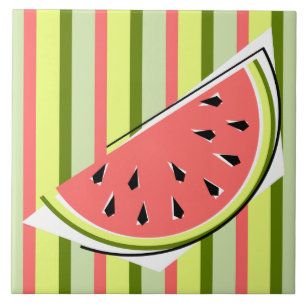 Azulejo Watermelon Slice Stripe Classic