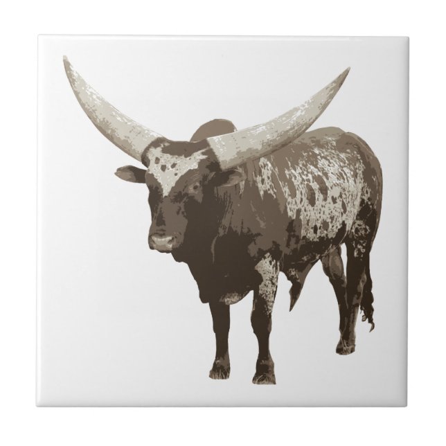 Azulejo Watusi Cow (Frente)