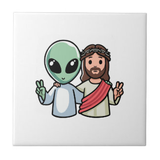 Azulejo We come in peace