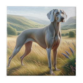 Azulejo Weimaraner