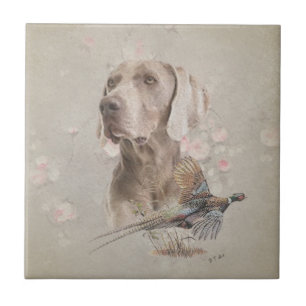 Azulejo Weimaraner
