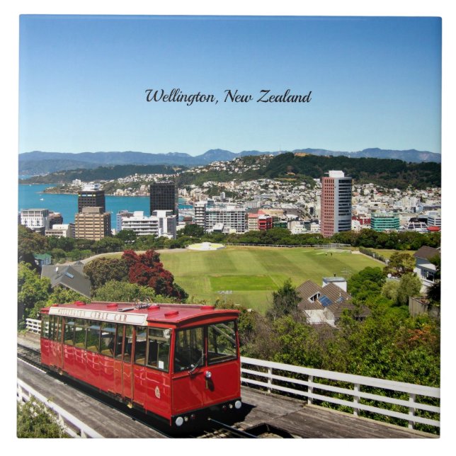 Azulejo Wellington, Nueva Zelanda (Frente)