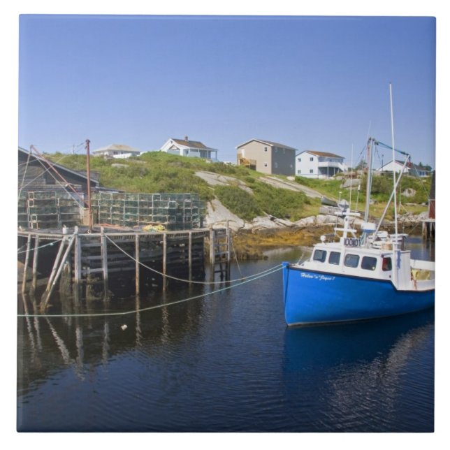 Azulejo West Dover, Nueva Escocia, Canadá. (Frente)