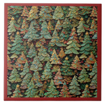 Whimsey de los bosques de árboles de Navidad