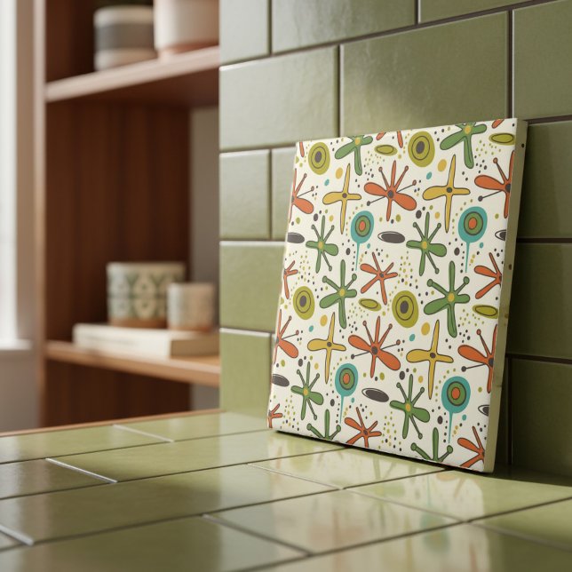 Azulejo Whimsical Atomic Era Seamless Pattern #7 ID1224 (Subido por el creador)