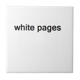 Azulejo white pages