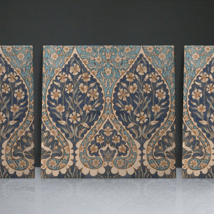 Azulejo William De Morgan Floral Inédita Atemporal