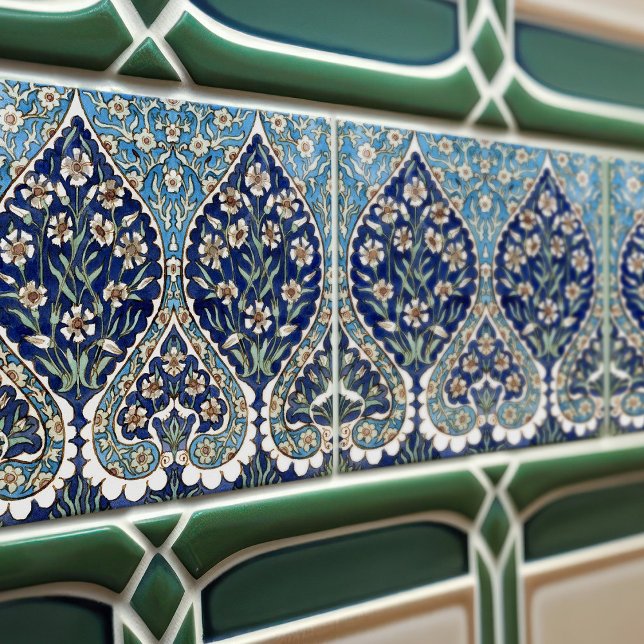 Azulejo William De Morgan Sin Liberar Floral Sin Tiempo (Subido por el creador)