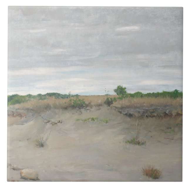 Azulejo William Merritt Chase - Arenas de viento (Frente)