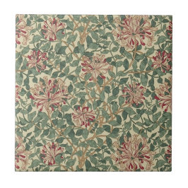 Azulejo William Morris - Art Nouveau Honeysuckle & Leaves