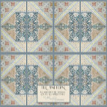 Azulejo William Morris Craftsman Era Collage RIGHT<br><div class="desc">EL PATRÓN UTILIZA UN NÚMERO IGUAL DE BALDOSAS LATERALES IZQUIERDAS Y DERECHAS. NOTA: RECOMENDACIONES DE INSTALACIÓN A CONTINUACIÓN. Estas baldosas fueron creadas a partir de un gran collage de obras de arte de nueva acuarela de la artista y diseñadora con licencia internacional Audrey Jeanne Roberts y de dibujos de arte...</div>