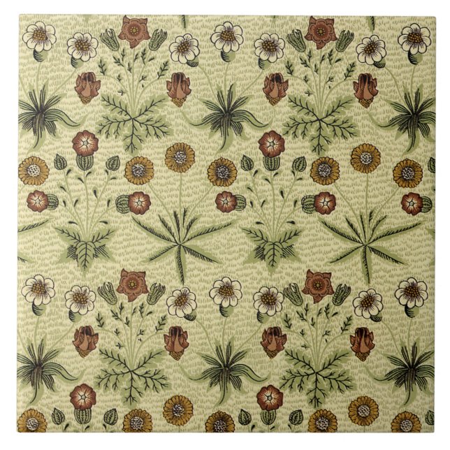 Azulejo William Morris 'Daisy' (Frente)