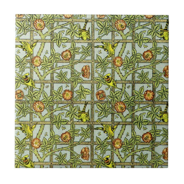 Azulejo William Morris Design #5 (Frente)