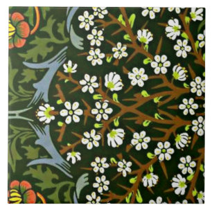 Azulejo William Morris Design, Blackthorn