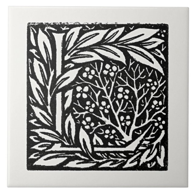 Azulejo William Morris, El amor es suficiente, (Frente)