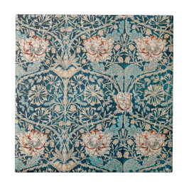 AZULEJO WILLIAM MORRIS "HONEYSUCKLE" ALARMA CERAMIC