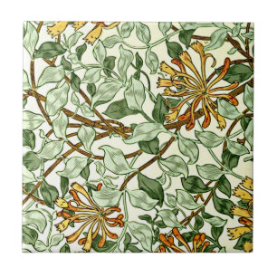 Azulejo William Morris - Honeysucle Green y Gold