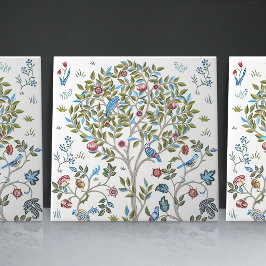 Azulejo William Morris Kelmscott Árbol Aves Nouveau