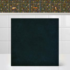 Azulejo William Morris Patrón de Domo de Gato Marrón Marin