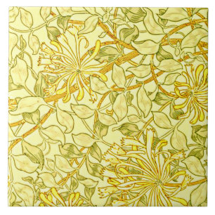 Azulejo William Morris - Sueño de miel en amarillo