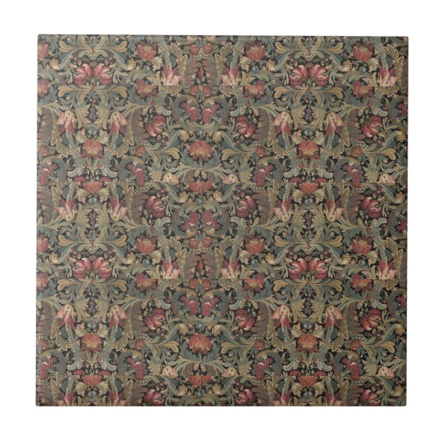 Azulejo William * Morris Vintage Beige Olive (Frente)