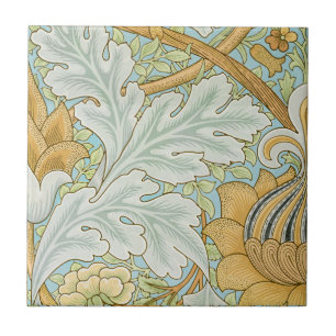 Azulejo William Morris Vintage Diseño St James Acanthus