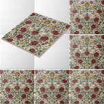 Azulejo William Morris Vintage Rosa y patrón de pájaro<br><div class="desc">Se trata de una impresión digitalmente realzada derivada de un diseño de patrones de pájaros y rosas antiguos de William Morris. William Morris era un poeta, novelista, diseñador textil de la era victoriana y una importante figura del Movimiento Británico de Artes y Artesanías. Sus diseños tenían una estética de inspiración...</div>