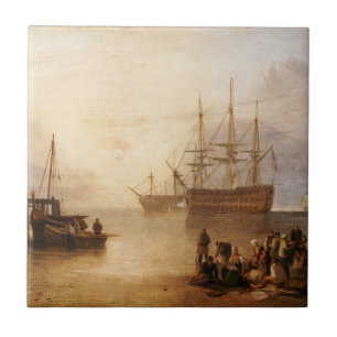 Azulejo William Turner - El sol poniéndose a través del va